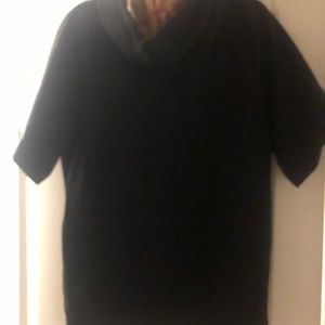 Burberry zip up short sleeve hoodie